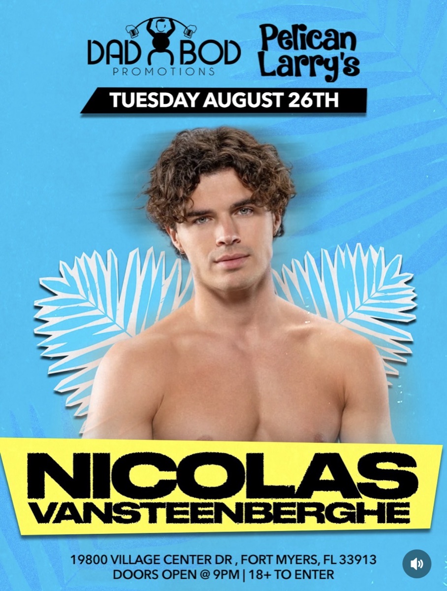 Nicolas Vansteenberghe — Pelican Larry's — Fort Myers, FL